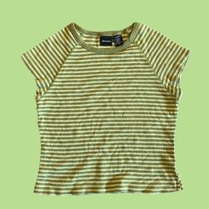 striped baby tee